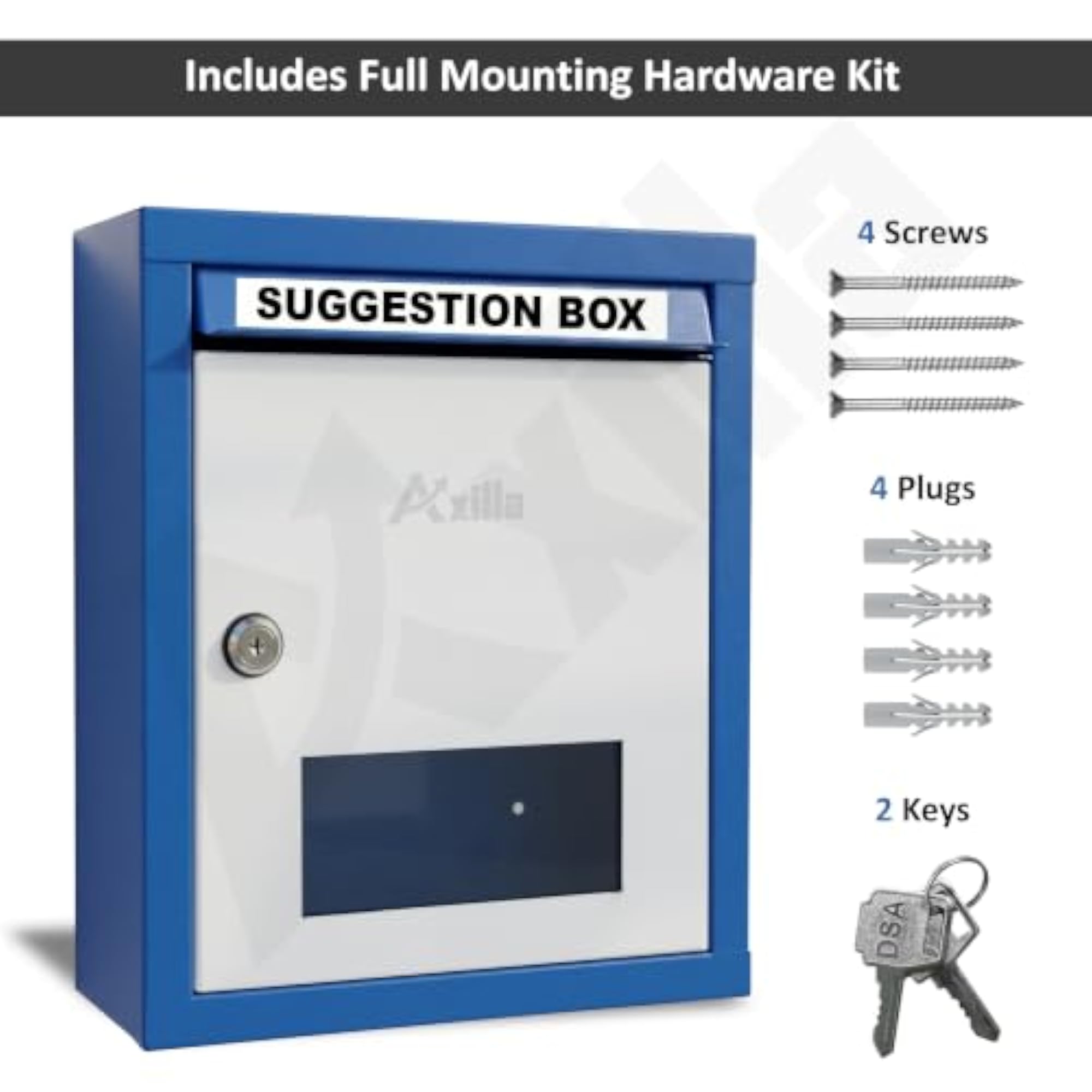 Multipurpose Suggestion Box with Lock